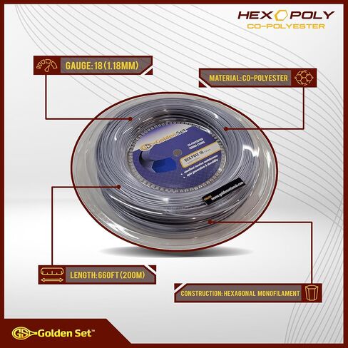 Hex Poly Polyester String in Saudi Arabia