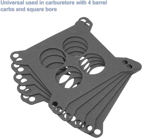 Uxcell 1/16 "حشايا قاعدة المكربن ​​طويل القامة لـ Edelbrock لباري غرانت وBB لحشية تركيب المكربن ​​فورد 10 قطعة in Saudi Arabia