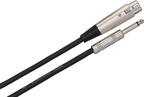 Hosa MCH-110 XLR3F to 1/4" TS Microphone Cable, 10 Feet in Saudi Arabia
