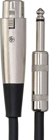 Hosa MCH-110 XLR3F to 1/4" TS Microphone Cable, 10 Feet in Saudi Arabia