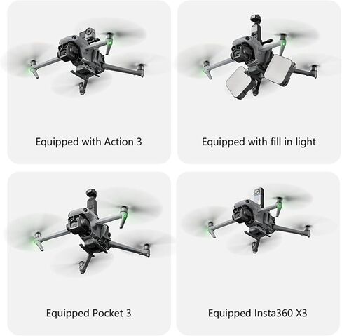 جهاز إسقاط الطائرات بدون طيار لطائرات Mavic 3/Mavic 3 Classic/Mavic 3 Pro، جهاز التوصيل وقاذف النقل وقاذف طُعم الزفاف بدون طيار متوافق مع Gopro 3/Action3/Action4/Insta360 x3 in Kuwait