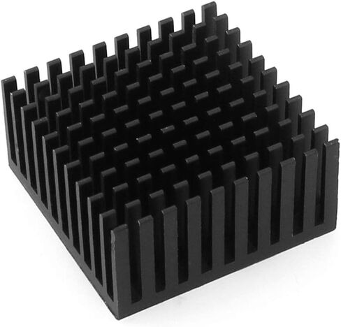 40mm Heatsink Kit 2PCS 40 x 40x 20mm Aluminum Heat Sink Radiator Cooler Cooling Fin with Thermal Conductive Adhesive Tape for Cooling 3D Printers CPU Light-Emitting Diode Power Active Component in Saudi Arabia