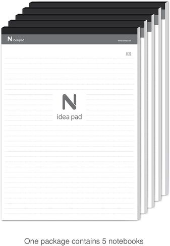 N idea pad (5 pads) for Neo smarten N2, M1 8.3"x11.7" Lined in Saudi Arabia