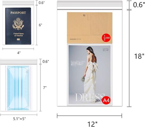 أكياس سحاب شفافة قابلة لإعادة الإغلاق مقاس 4 × 6 بوصات أكياس قفل بسحاب 300 قطعة أكياس تخزين الوجبات الخفيفة قابلة للإغلاق 4 مل للوازم المدرسية وأدوات المجوهرات والجوارب ومطبوعات الحبوب والبطاقات والحلوى وعينة البذور والحرف اليدوية الفشار in Kuwait