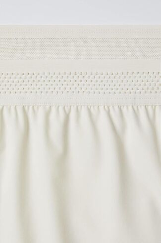 Fabletics Men's The Fundamental Short (Lined), Workout, Running, Training, Gym, Yoga, Ultra Lightweight, Athletic, 9" Inseam, XXL, Bone in Kuwait