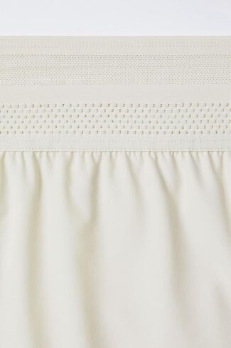 Fabletics Men's The Fundamental Short (Lined), Workout, Running, Training, Gym, Yoga, Ultra Lightweight, Athletic, 9" Inseam, XXL, Bone in Kuwait