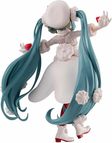 Furyu Hatsune Miku (Sweet Tea Time Strawberry Shortcake Version) PVC Figure, Multicolor in Saudi Arabia