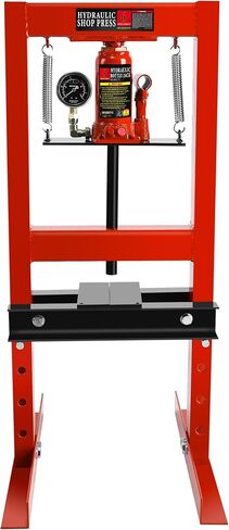 6 Ton Hydraulic Press, Benchtop Press with Press Plates, H-Frame Garage Floor Press, Adjustable Working Table Height, Hydraulic Shop Floor Press for Gears and Bearings in Saudi Arabia