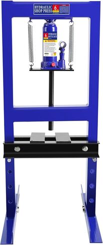 6 Ton Hydraulic Press, Benchtop Press with Press Plates, H-Frame Garage Floor Press, Adjustable Working Table Height, Hydraulic Shop Floor Press for Gears and Bearings in Saudi Arabia