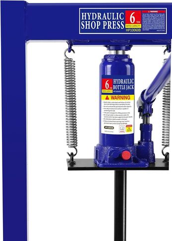 6 Ton Hydraulic Press, Benchtop Press with Press Plates, H-Frame Garage Floor Press, Adjustable Working Table Height, Hydraulic Shop Floor Press for Gears and Bearings in Saudi Arabia
