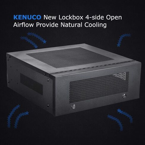 صندوق أمان DVR عالي التحمل مقاس 16 بوصة من Kenuco (شبكة سوداء مقاس 19 بوصة × 13.4 بوصة × 7 بوصة) in Kuwait