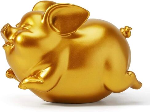 Cute Piggy Bank Toy: Personalized Piggy Bank Coin Collector | Financial Education for Kids | Money Lessons & Savings Habits | Blue Piggy Bank Decor | 8.3 Inch for Early Money Management in Saudi Arabia