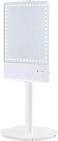 RIKI Skinny Vanity Stand | Adjustable Height Stand for RIKI Skinny Mirrors (White) in Saudi Arabia