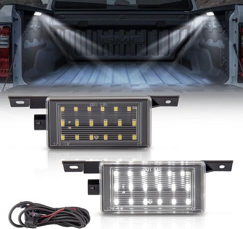 LED Truck Bed Light, Led Rear Cargo Area Lamp Perimeter Lights Compatible With Chevy Silverado Gmc Sierra 1500 2500hd 3500hd 2014 2015 2016 2017 2018 2019 2020 Stock Bed Lights,23145347,23295943 (OEM) in Kuwait