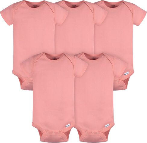 Gerber unisex-baby 5 Pack Onesies Multi-packs Bundle Interlock 180 Gsm in Saudi Arabia