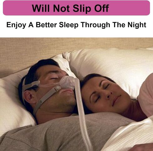 2-Pack Headgear Compatible with AirFit N20 CPAP Mask for Her, Replacement Straps for Air Fit N20/AirTouch N20 Accessories, N20 Headgear Strap, Standard Size, Pink in Saudi Arabia