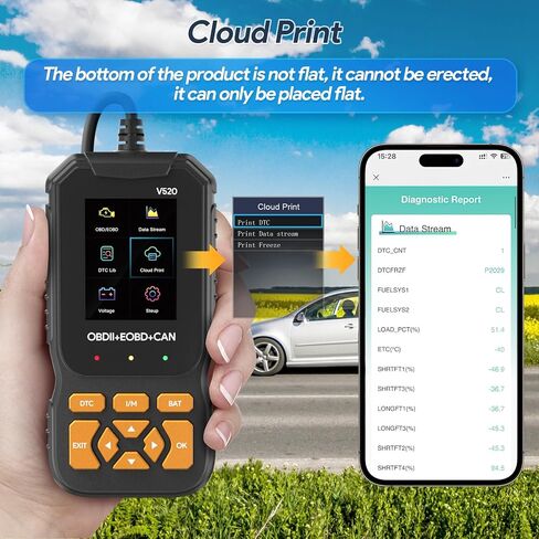 OBD2 Scanner Car Code Reader Car Check Engine and Scanner for Car Professional EOBD Scanner Diagnostic Tool for All OBDII Compliant Vehicles After 1996, 2024 Upgraded (OBDII+EOBD) in Saudi Arabia