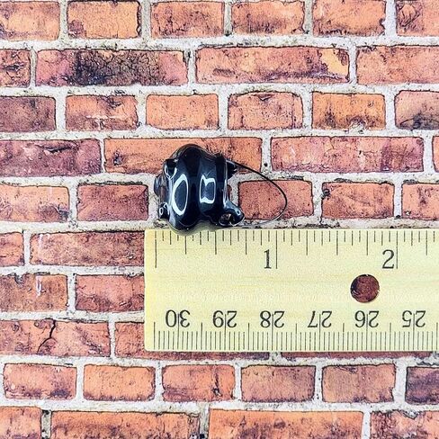 Miniature Black Spiders, Halloween Miniatures, Halloween Embellishments, Haunted Dollhouse, Halloween Craft Supplies, Dollhouse Fairy Garden Accessories (20PCS) in Saudi Arabia