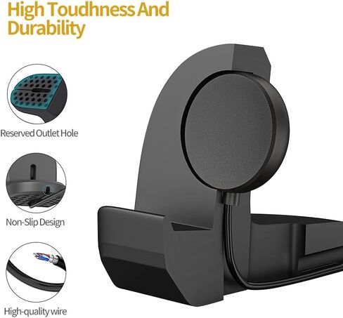 TUCANA Type-C Cable and Charger Stand Combo Compatible with Galaxy Watch6，Watch6 Classic, Watch5, Watch 5 pro, Watch4, Watch3 Active, Durable Non-Slip Stable Base，Magnetic Charging Station in Saudi Arabia