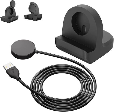 TUCANA Type-C Cable and Charger Stand Combo Compatible with Galaxy Watch6，Watch6 Classic, Watch5, Watch 5 pro, Watch4, Watch3 Active, Durable Non-Slip Stable Base，Magnetic Charging Station in Saudi Arabia