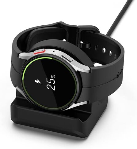 TUCANA Type-C Cable and Charger Stand Combo Compatible with Galaxy Watch6，Watch6 Classic, Watch5, Watch 5 pro, Watch4, Watch3 Active, Durable Non-Slip Stable Base，Magnetic Charging Station in Saudi Arabia