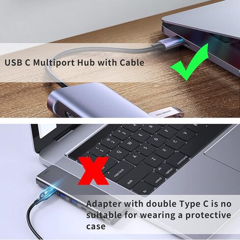 حافظة لجهاز MacBook Air 13.6 بوصة تم إصدارها 2022-2024 (موديل A3113 M3 A2681 M2 Chip) حافظة كمبيوتر محمول صلبة من البلاستيك مع واقي لوحة المفاتيح وواقي شاشة، شفاف 01 in Kuwait