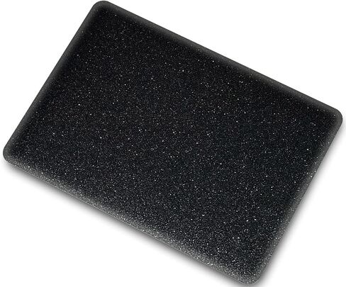 Glitter Black Hard Case Compatible with MacBook Pro 16 Inch Case 2021 Release Model A2485 M1 Pro/M1 Max Chip with Touch ID,AMCJJ Shiny Plastic Laptop Hard Shell Cover & Keyboard Cover Skin in Saudi Arabia