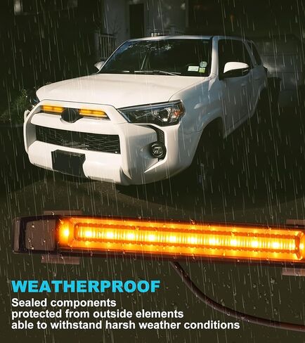 Grill Lights for 4Runner 2020-2023 2024 Rapto r Lights TR D Off Road/Sport Sr5 Limited Nightshade OEM Grill Amber Lights in Kuwait