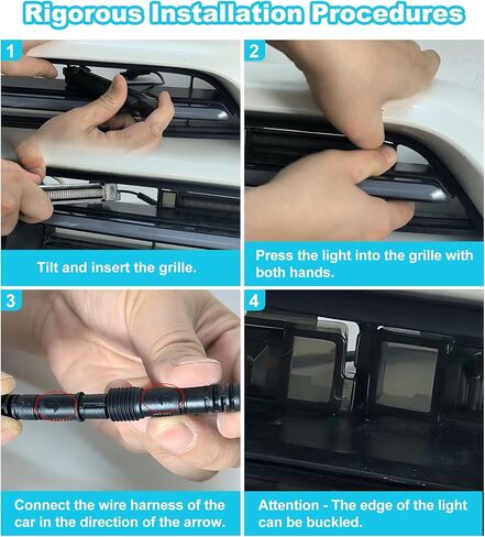 Grill Lights for 4Runner 2020-2023 2024 Rapto r Lights TR D Off Road/Sport Sr5 Limited Nightshade OEM Grill Amber Lights in Kuwait