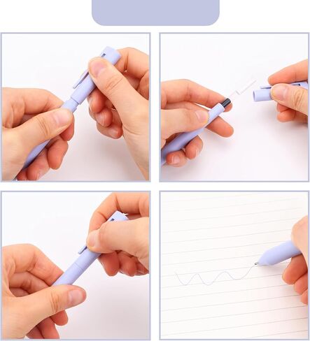 12Pcs Aesthetic Gel Pens,0.5mm Retractable Fine Point Pens,Assorted Colors,Smooth Writing,Fast Dry,Comfortable Grip,Cute Pens for Journaling Note Taking in Kuwait