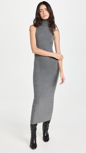 فستان سترة نسائي من Enza Costa بدون أكمام وياقة مدورة in Kuwait