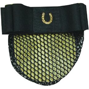 Elegant Black Ribbon Show Bow with Golden Horseshoe Pin - Enhance Your Horse Tack with Style and Class, 1-1/2" in Kuwait
