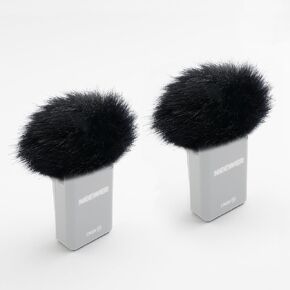 Windscreen for NEEWER CM28 Wireless Lavalier Microphone Deadcat Furry Cover, 2-Pack Pop Filter Accessory