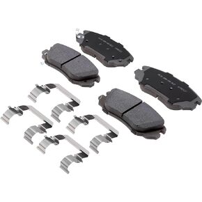 ACDelco Silver 14D1421CHF2 Ceramic Front Disc Brake Pad Set with Clips