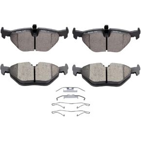 SCITOO Ceramic Brake Pads, 4pcs Rear Brake Pads Brakes Kits fit for BMW 318is,318ti,3i,323Ci,323i,323is,325Ci,325i,325is,325xi,328Ci,328i,328is,Z3,Z4,Rolls-Royce Park Ward 99-10 for Saab 44079