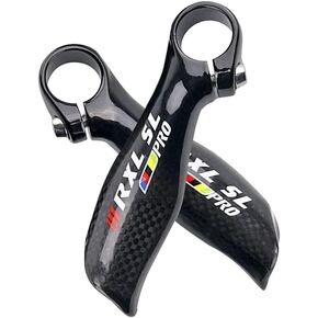 RXL SL Carbon Fiber Handlebar Ends 1 Pair MTB Carbon bar Grips Ends 22.2mm Ergonomic Design cyling Bike Accessories Mountain Bike Handlebar Grips Ends