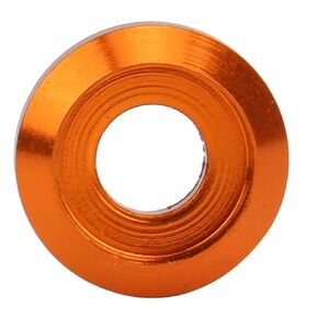 20PCS M3 Countersunk Washer, Washers Head 6061 Aluminum Alloy Cup Head, Screw Gasket Washer for Screw Multicolor Drone (Orange)