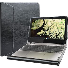 Alapmk Protective Case Cover for 11.6" Lenovo Chromebook C340 C340-11/Lenovo Chromebook Flex 3i/Lenovo IdeaPad Flex 3 11IGL05 Laptop[Not fit Lenovo Chromebook C340-15/Chromebook C330-11],Black