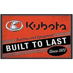 Fashionable Vintage Kubota Bar Pub Store Home Wall Decor Metal Art Poster Retro Tavern Hotel Cake Food Cafe Club Plaque Iron Painting 8X12 INCH Metal Tin Sign