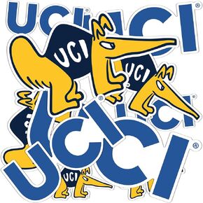 University of California Irvine Sticker Anteaters UCI Eaters Stickers Vinyl Decals Laptop Water Bottle Car Scrapbook T1 (Type 1-1)