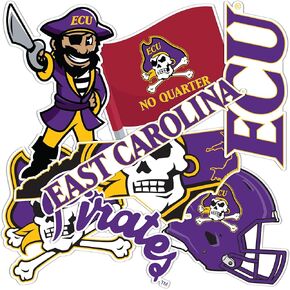 Desert Cactus East Carolina University Pirates ECU Stickers Vinyl Decals Laptop Water Bottle Car T2 (Type 2-2)