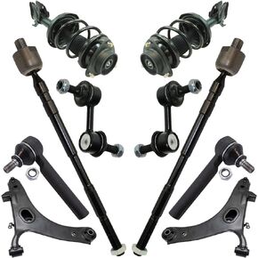 TRQ Front Steering & Suspension Kit Compatible with 2009-2013 Subaru Forester