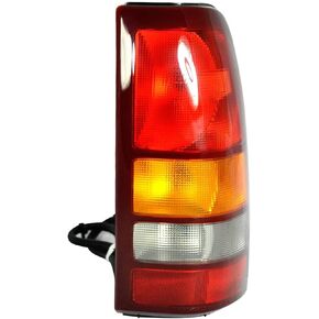Dependable Direct Passenger Side (RH) Tail Light Lamp For 1999-2002 CHEVY SILVERADO 1500 and 1999-2002 GMC SIERRA 1500 GM2801173 Includes Bulb