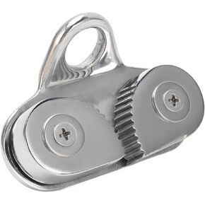 Cam Cleat,316 Stainless Steel Cam Cleat Rust Proof Fairlead Leading Ring Compatible for Boat 3 to 15mm Rope