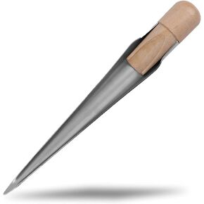 AGOOL حبل الربط FID الفولاذ المقاوم للصدأ الربط سبايك مع مقبض خشبي لقطر سلك الخط 1/8 "1/2" 1"