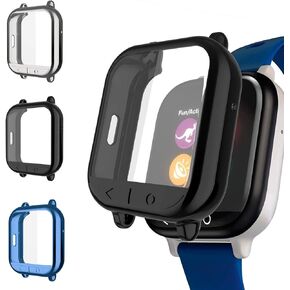 Screen Protector Compatible with Gizmo Watch (Not for Gizmo Watch 2), GEORDGY 3 Packs Ultra-Thin TPU Plated Case All-Around Protective Cover Scratch Resistant Bumper Shell for Gizmo Watch