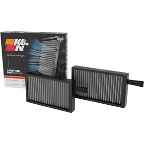 K&N Cabin Air Filter: High Performance, Washable, Clean Airflow to your Cabin: Compatiable with 2017-2023 Tesla 3 and 2020-2023 Tesla Y, VF3023