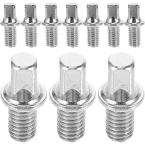 VICASKY Drum Key Tool Bolts for Drum Pedal Shaft 10pcs Drum Key Bolts M6x10mm Snare Drum Screws Drum Bolts Supplies For Pedal Shafts 2.5x1cm Percussion Accessories for Drum Kit