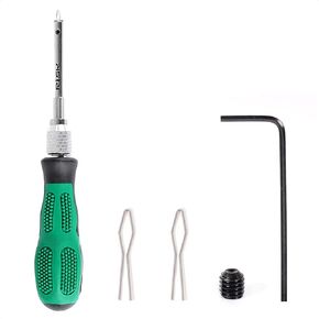 Bike Nipple Driver Tool for Wheel Spoke Lacing and Building - Screwdriver with Comfort Grip Handle for MTB, Road, or Mountain Bicycle
