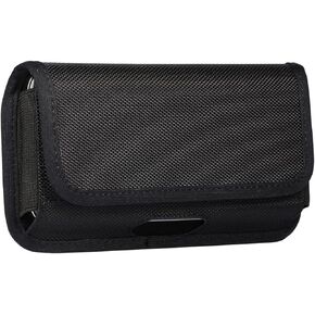 Rugged Nylon Cell Phone Holster for Samsung Galaxy S24 Ultra S23 Ultra Note 20 Ultra, A14 A12 A13 A03S A23 A32 5G, Moto G Power 2022 2023 G Stylus 5G G Play, Oneplus N30 5G Belt Clip Case Pouch Holder in Saudi Arabia